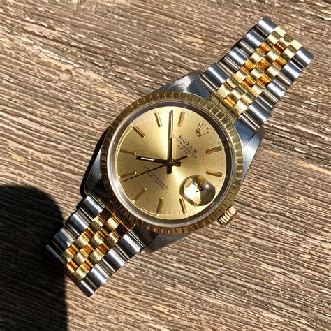 rolex jubilee two tone oyster